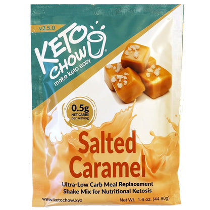 Keto Chow Canada Salted Caramel sample pack on SwitchGrocery Canada